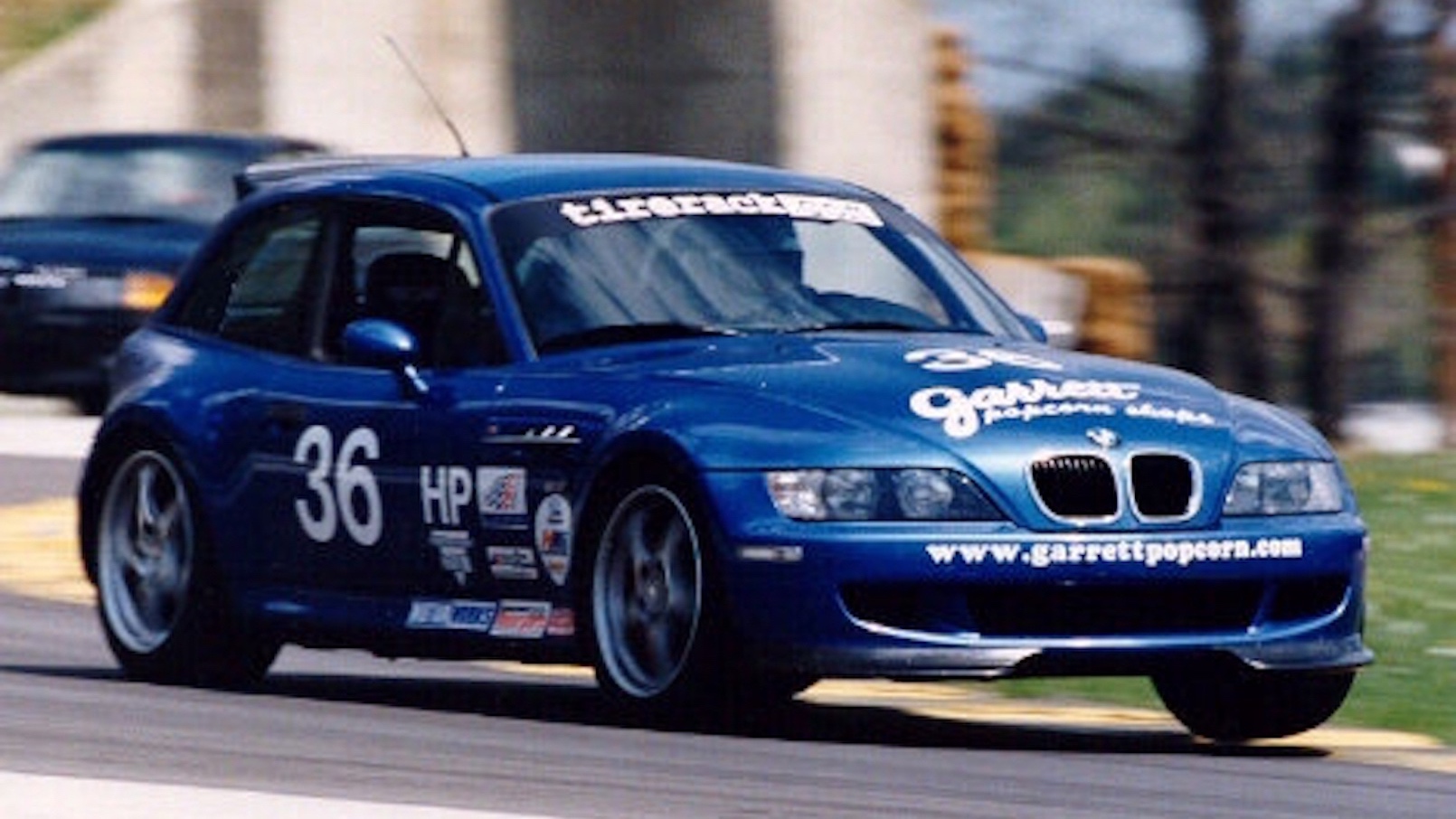 M coupe Road America at Turn 6 M coupe Road America at Turn 6